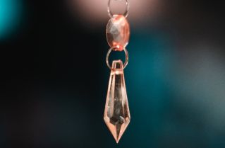 Close-up Photography of Crystal Glass Pendant