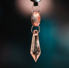 Close-up Photography of Crystal Glass Pendant